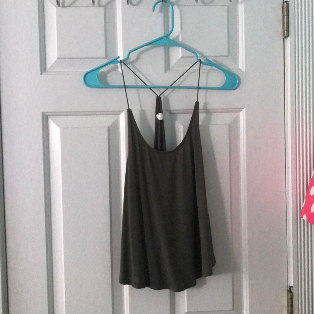 Olive green tank top - Garage